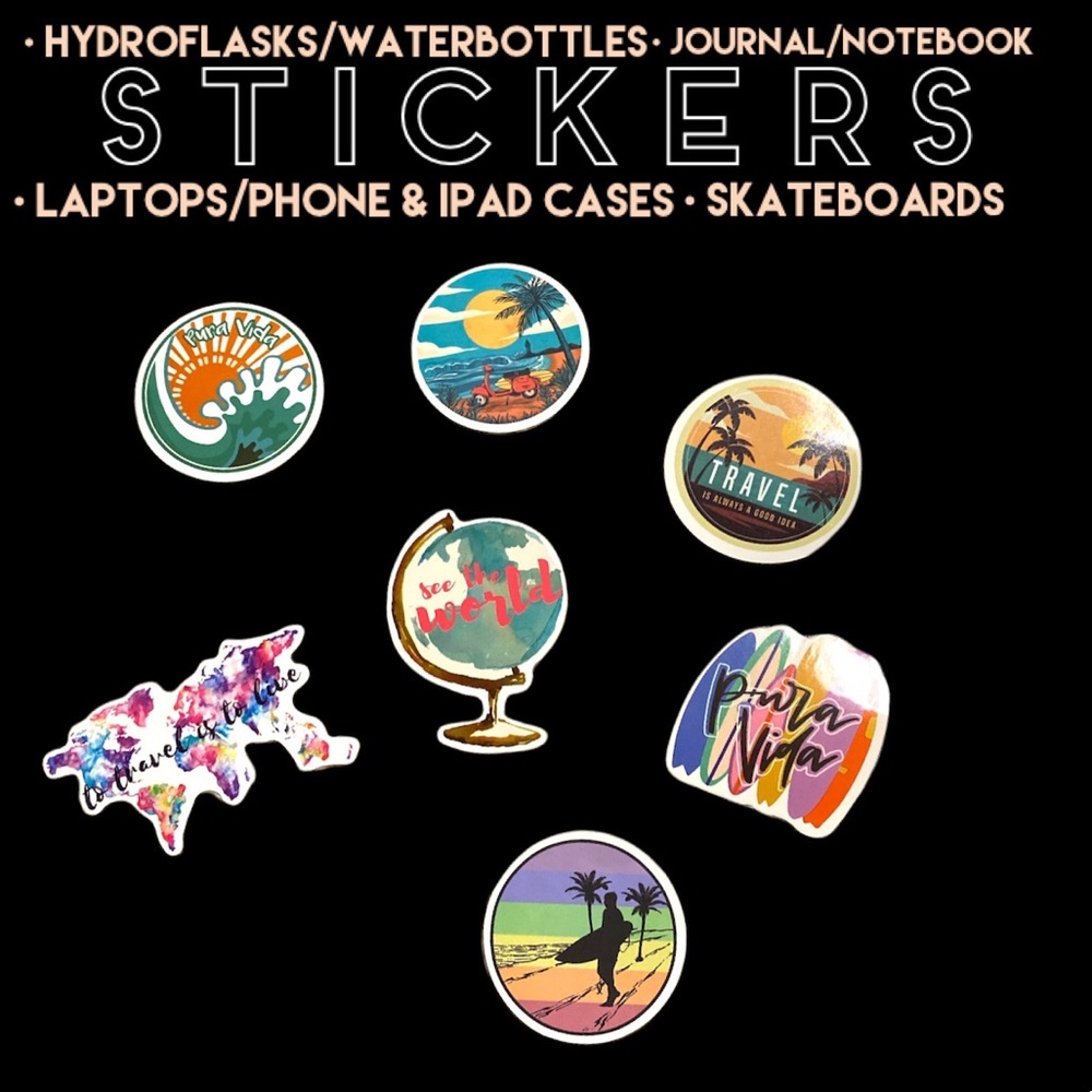 🔴 SALE! 🔴 STICKERS | Pura Vida Bundle
